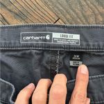 Carhartt  Loose Fit Rugged Flex Pants Womens 26W Gray Straight Leg Canvas Photo 4