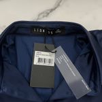 LIONESS  Mirror Image Mini dress Satin Blue Size XS Retro boho chic party event Photo 2