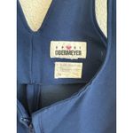 Obermeyer  Ski Overalls Women's‎ Navy Blue Bibs Vintage Stirrups Wool Blend *READ Photo 2
