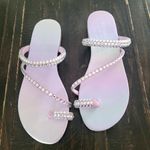 Betsey Johnson NEW  Silas Lavender Flat Sandals Women's Size 7 Photo 1
