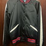 Coach Multicolor Reversible Ranch Floral Varsity Jacket Size XS NEW Photo 3