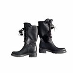 Stuart Weitzman $425 Bearwear Black Water-Resistant Snow laced rain Boot Size 8 Photo 9