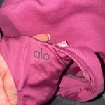 Alo Yoga NWOT  Accolade Sweatshirt Scoop Neck Bra Size Large Raspberry Sorbet Photo 2