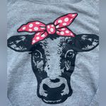 Instant Message Women’s Cow Crewneck Photo 2
