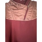 Mountain Hardwear Maroon Zipper Cowl Neck Pullover Sweatshirt Women Sz S Photo 5