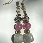 Handmade 💜  labradorite + lepidolite + hematite earrings ✨ Photo 1