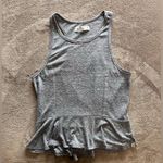 Hollister  Gray Flowy Babydoll Tank Top Women’s Sz M EUC Photo 4