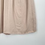 Stitchdrop Womens Beige Cotton Asymmetrical Pleated Knee Sleeveless Dress 2X Photo 3