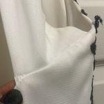 Blondie Nites by Stacy Sklar Prom Dress White tulle halter VNeck bead gown Sz 13 Photo 2