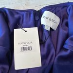 Rat & Boa Belina Sequined Low Cut Back Slip Mini Dress Size Large Blue Photo 2