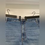 Terra & Sky NWT  Size 4X Elastic Back Zip Up Split Hem Med Wash Denim Jean Shorts Photo 2