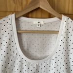 BP polka dot scoop neck cropped tee size XXS NWOT Photo 3