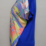 New directions royal blue neon studded tee size small Photo 4