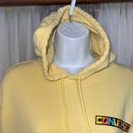 Converse Yellow Fleece Hoodie Sweatshirt Photo 2