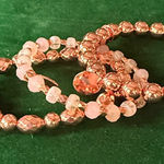 Elegant Rose Gold Beaded Bracelet Set Photo 0