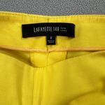 Lafayette 148 Dress Pants Women 2 30 Yellow Career Trousers Slit Hem Side Zipper Photo 2