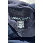 Cynthia Rowley Vintage Blue Cropped Jacket Women's Size Medium 100% Leather Photo 7