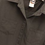 The North Face Button Up Short Sleeve Shirt Black Large Photo 3