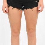 American Eagle Outfitters Ripped Jean Shorts Black Size 00 Photo 0