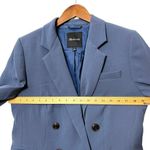 Madewell  Rosedale Blazer Women’s 8 Blue Double Breasted Jacket Photo 9