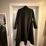 Boohoo Elegant Black Waterfall Trench Coat Photo 1
