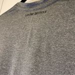 Under Armour  Heat Gear Fitted‎ T-Shirt Short Sleeve Women's Large Gray Photo 3