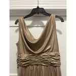 Midnight Velvet Size 12 Gold Shimmer Cocktail Parry Dress Modest Holiday NYE Photo 5