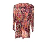 ZARA  Printed‎ Ruffled Tiered Mini Dress XS Photo 1