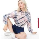 Aeropostale  | Pastel Tie Dye Cropped Hoodie Sweatshirt Sz S Photo 0
