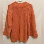 Maeve Anthropologie  Mackenzie Chunky Knit Sweater‎ in Coral Size Medium Photo 6