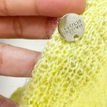 Scotch & Soda Sweater Womens M Linen Mohair Wool Colorblock Sleeves in Citrus Photo 17