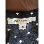 Anne Carson Size Small Womens Polka Dots Blouse Popover Short Sleeve Corpcore Photo 7