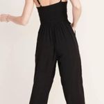 Old Navy women’s black square neck wide leg with pockets jumpsuit size medium Photo 8