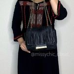 Steve Madden Black Fringe Crossbody/Shoulder Bag Photo 4
