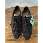 Toms Lena Arrow Embroidered Black Sneakers Espadrille Style NWT Women's Sz 12 Photo 2