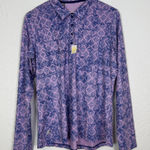 Adidas Women's Advantage Printed Long Sleeve Golf Polo Shirt NWT Size Large Photo 0