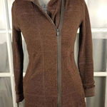 Title Nine  Womens Brown Wool Blend Full Zip Jacket‎ XS Photo 0