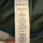 Athleta Colorblock Long Sleeve Zip Front One Piece Swimsuit Green Pink Small Photo 4