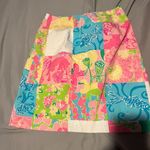 Lilly Pulitzer patchwork skirt vintage size 0 Photo 3