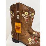 Soto Boots Womens Showstopper Snipped Toe Floral Cowgirl Boots Size 11 Photo 4