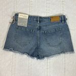 NET Austin Landing Double Silver Buckle Western Denim Shorts Size 11‎ Blue Photo 4