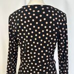 Metaphor  Polka Dot Midi Dress Womens Size Large 3/4‎ Sleeves Stretch Formal Photo 4