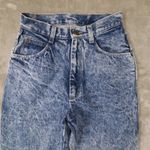 Stuffed Shirt Blue Acid Washed High Waisted‎ Tapered Leg Jeans 24x29 size 7R Photo 1