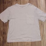 Stars Above White Oversized Pocket Tee  Photo 0