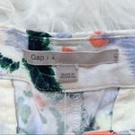 Gap Vibrant White Floral Print Cotton Shorts 4 Photo 3