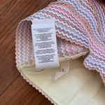 Hobie Bandage Detail Hipster Bikini Crop Knit Colorful Stripe Top - Small Photo 10