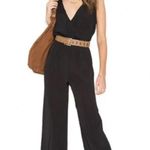 Revolve  Privacy Please Ganzel Plunge Neck Sleeveless Black Jumpsuit Size Medium Photo 3