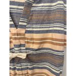 Solid & Striped Medium Chambray Striped Tunic Kimono Beach Swimsuit Cover Up Photo 4