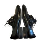 Coliac Black Patent Leather Embellished Lace Up Oxfords, Sz Eu 37 Photo 7