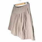 CAbi Liverpool Riding Club Pleated Skirt Brown Pinstripe Size 8 Equestrian Photo 3